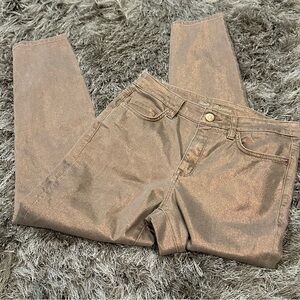 Tommy Bahama Metallic Denim High Rise Ankle